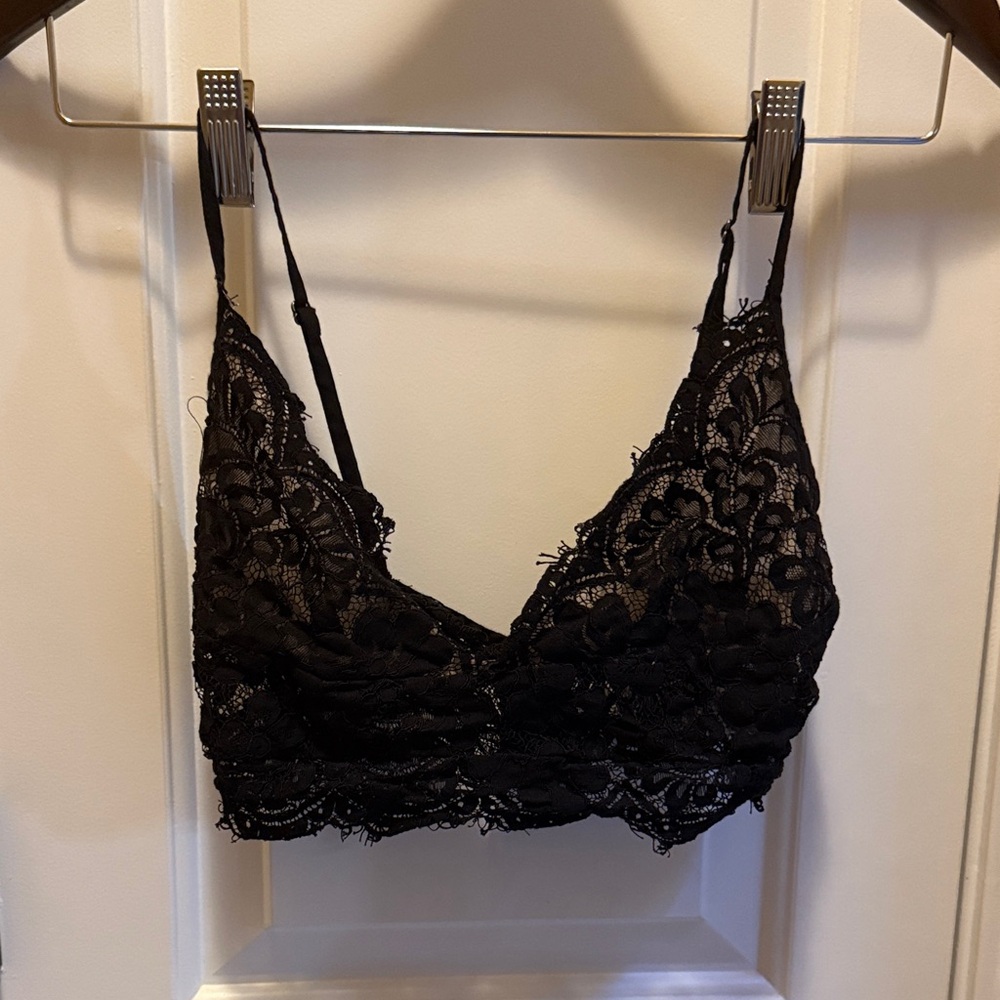 Elegant Black Lace Bralette